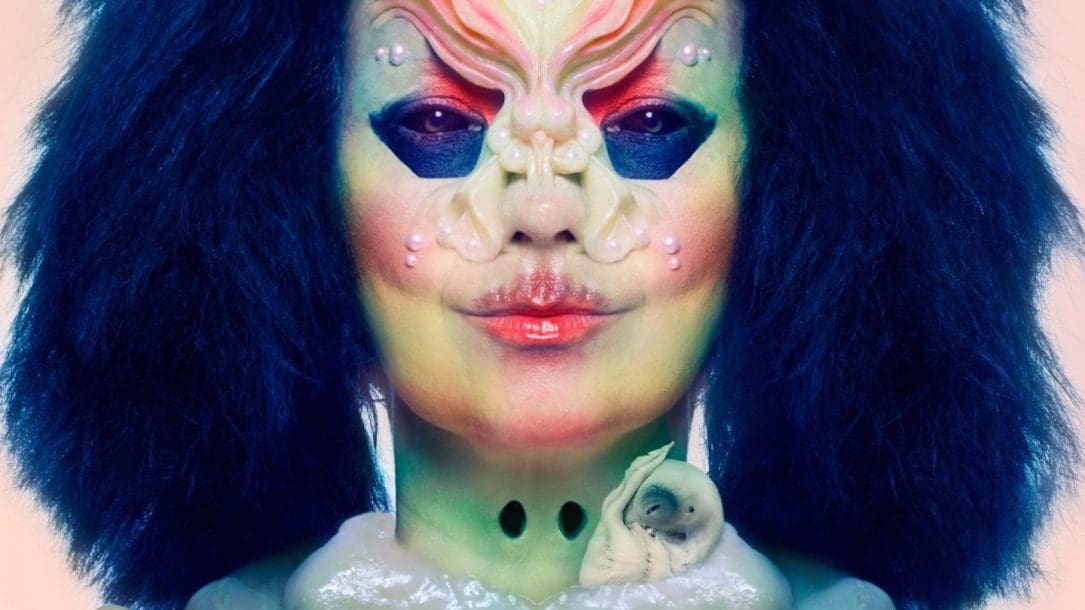 Björk, particolare della cover del disco Utopia