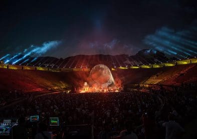 David Gilmour live a Pompei