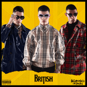 La cover del singolo "British" della Dark Polo Gang