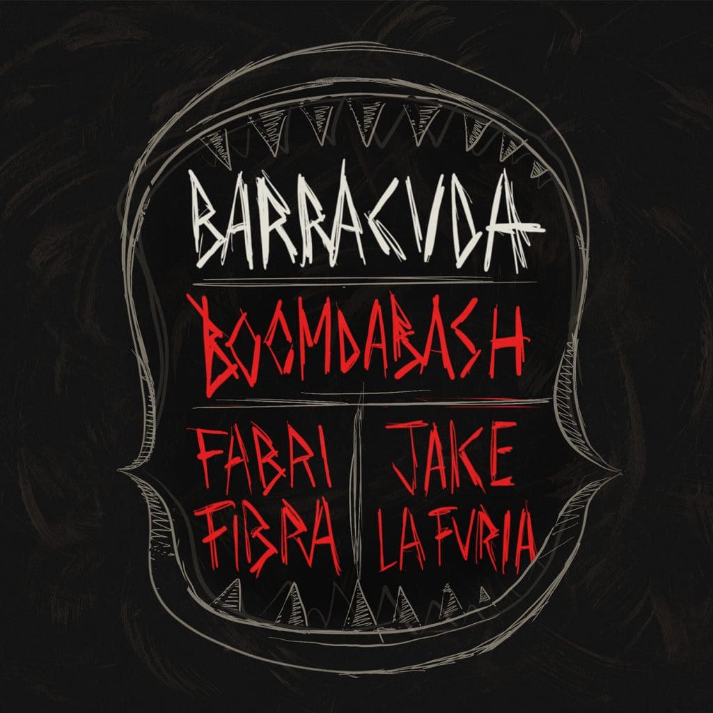 La cover del singolo "Barracuda" dei BoomDaBash feat. Fabri Fibra e Jake La Furia