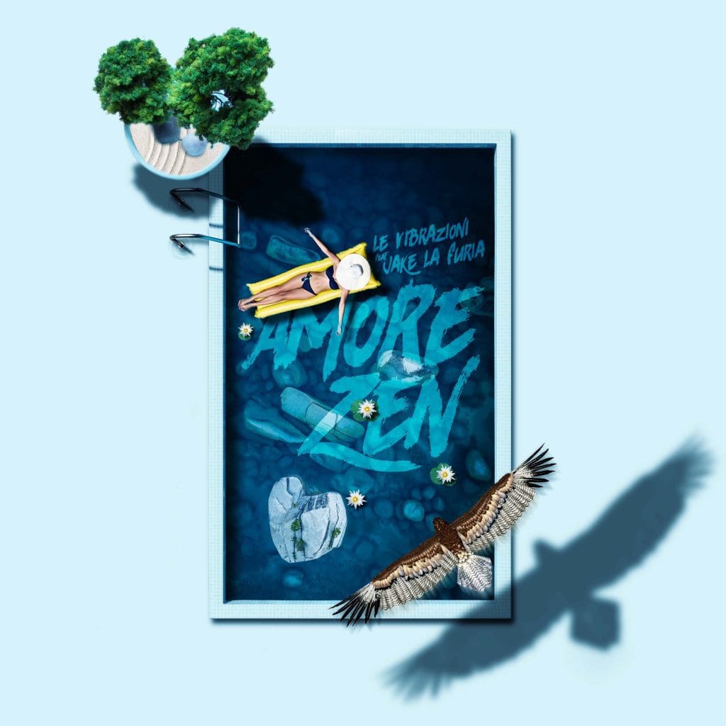 La cover del singolo "Amore Zen" de Le Vibrazioni feat. Jake La Furia