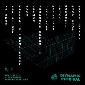 La line up del Diynamic Festival