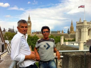 Antonio Vandoni con Edoardo Bennato