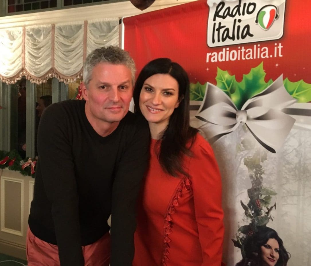 Antonio Vandoni con Laura Pausini