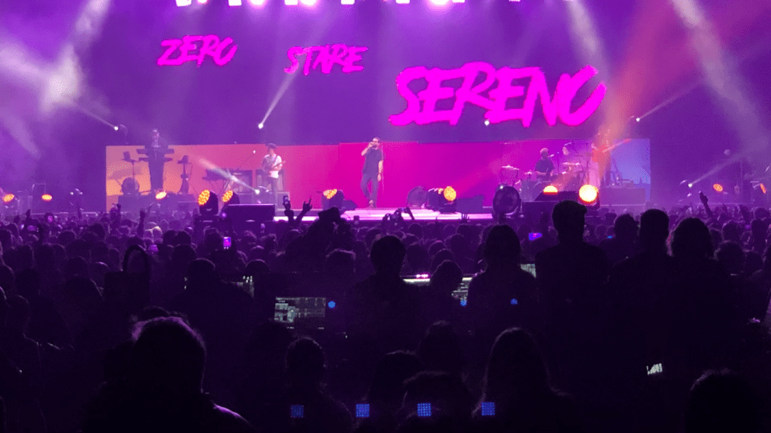 I Thegiornalisti si sono esibiti nella prima delle due date al Forum di Assago (Milano) con il loro Love Tour