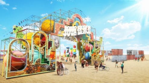 L'ingresso del Jova Beach Party