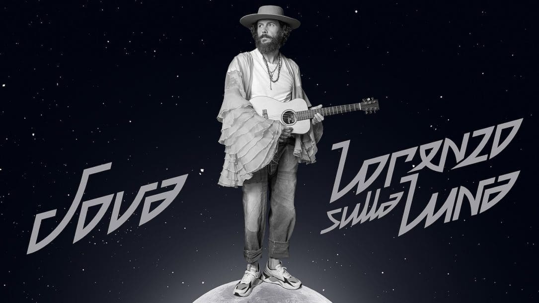 Un particolare della cover di Lorenzo sulla Luna di Jovanotti