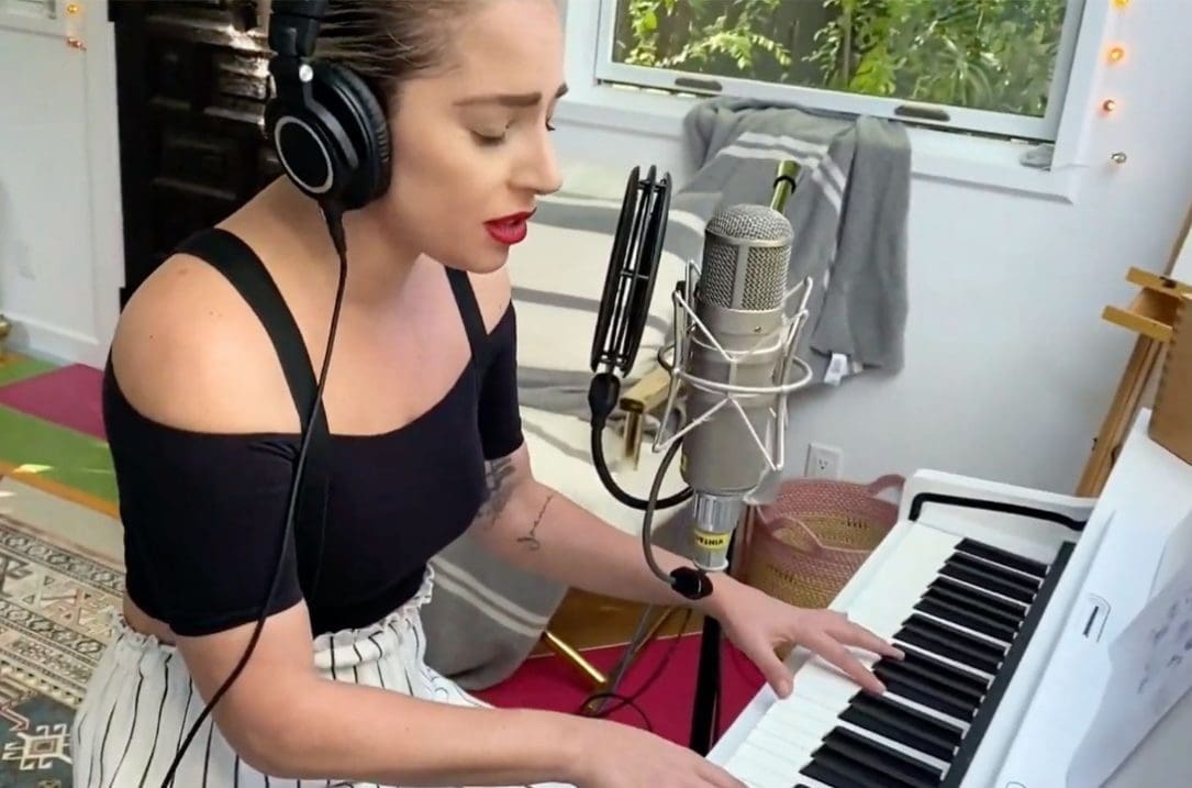 Lady Gaga durante One World Together at Home