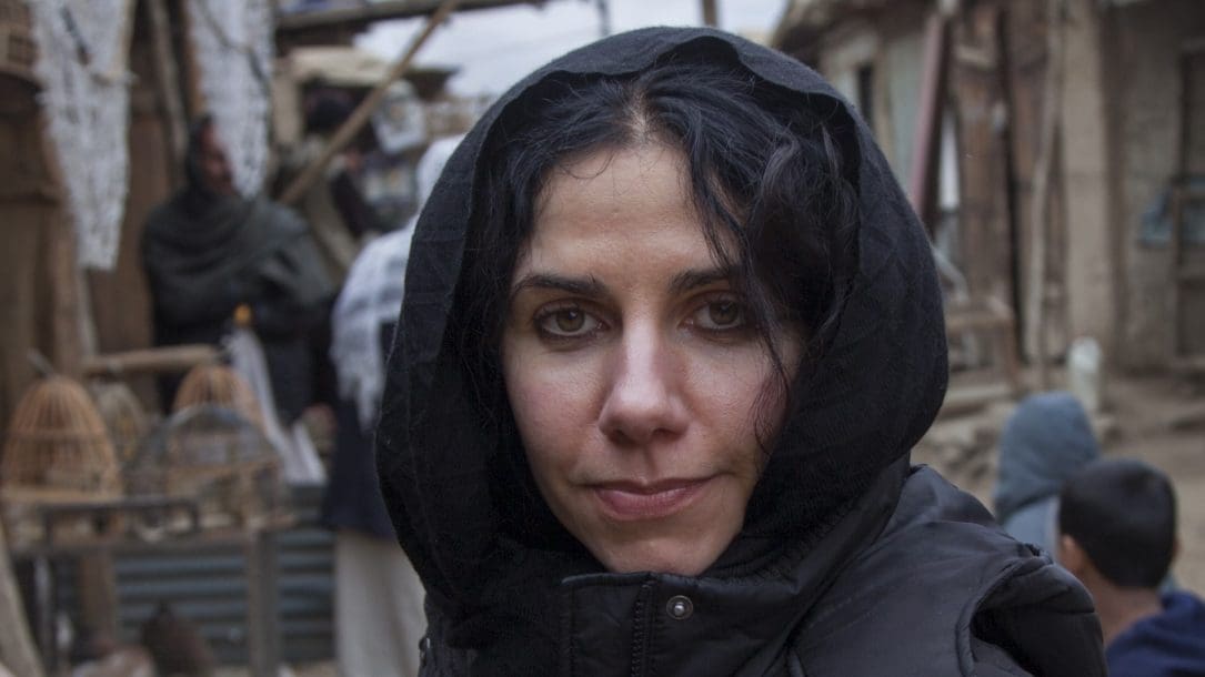 PJ Harvey sul set del docu-film di Seamus Murphy, A Dog Called Money