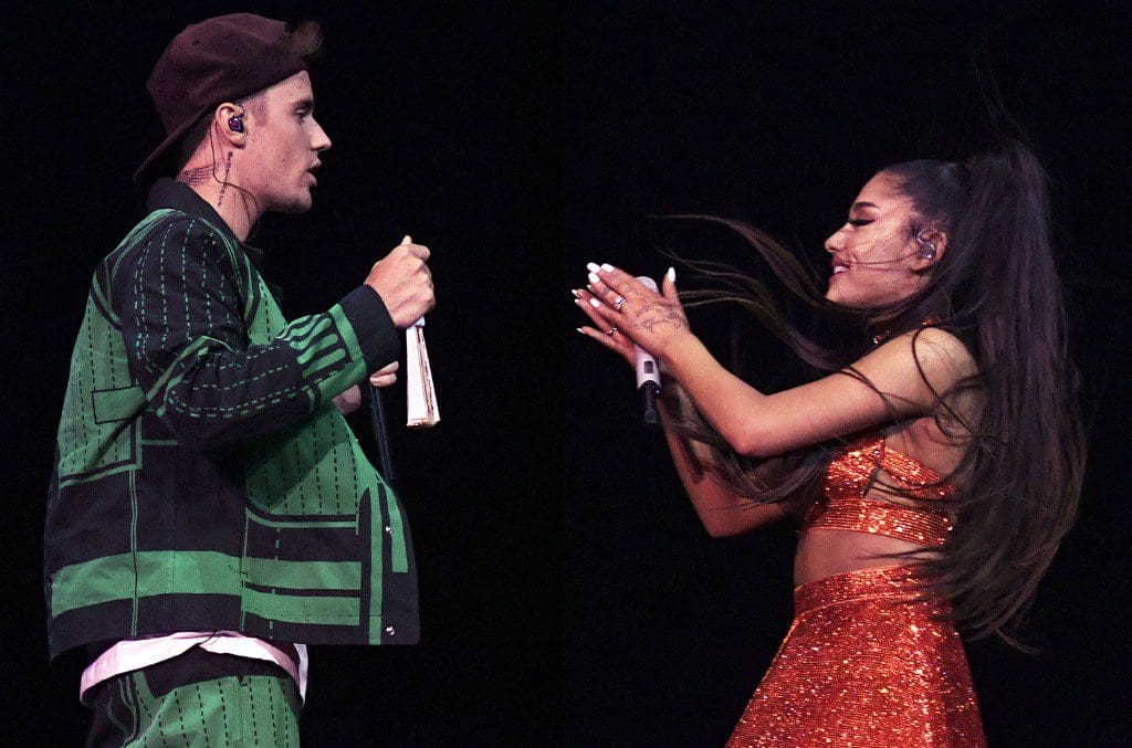Justin Bieber e Ariana Grande