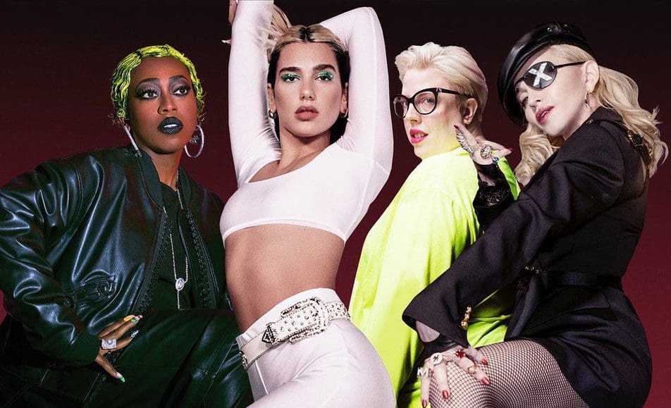 Missy Elliott, Dua Lipa, The Blessed Madonna, Madonna, fonte: Instagram