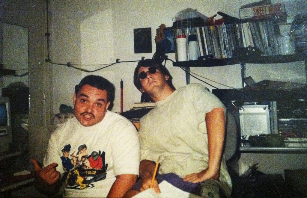 Ice One e Piotta, in una immagine degli anni 90
