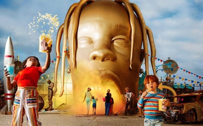 La copertina di Astroworld, fonte: Instagram