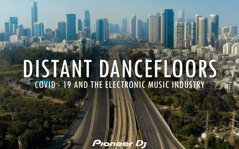 Distant Dancefloors, la locandina del docu-film che racconta l'impatto del Covid sulla musica elettronica