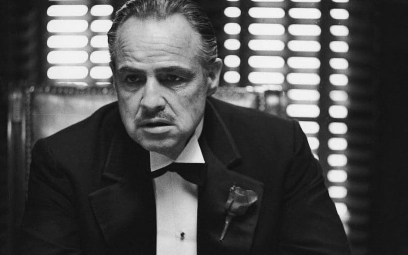 Marlon Brando nei panni di Vito Corleone, fonte: Instagram