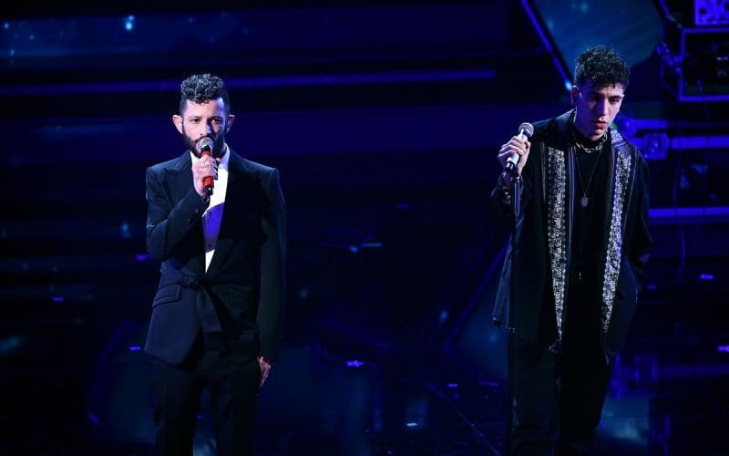 Nesli e Fasma, hanno avuto avuto un problema tecnico nel corso della terza serata, foto Maria Laura Antonelli/AGF