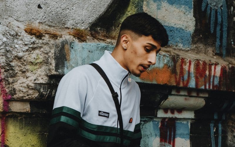 Baby Gang, scatto dal set del videoclip di "Marocchino", fonte: ufficio stampa
