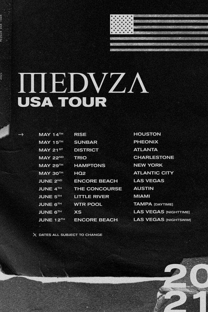 Meduza date tour americano 