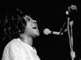 Aretha Franklin in performance (Atlantic Records Archives)