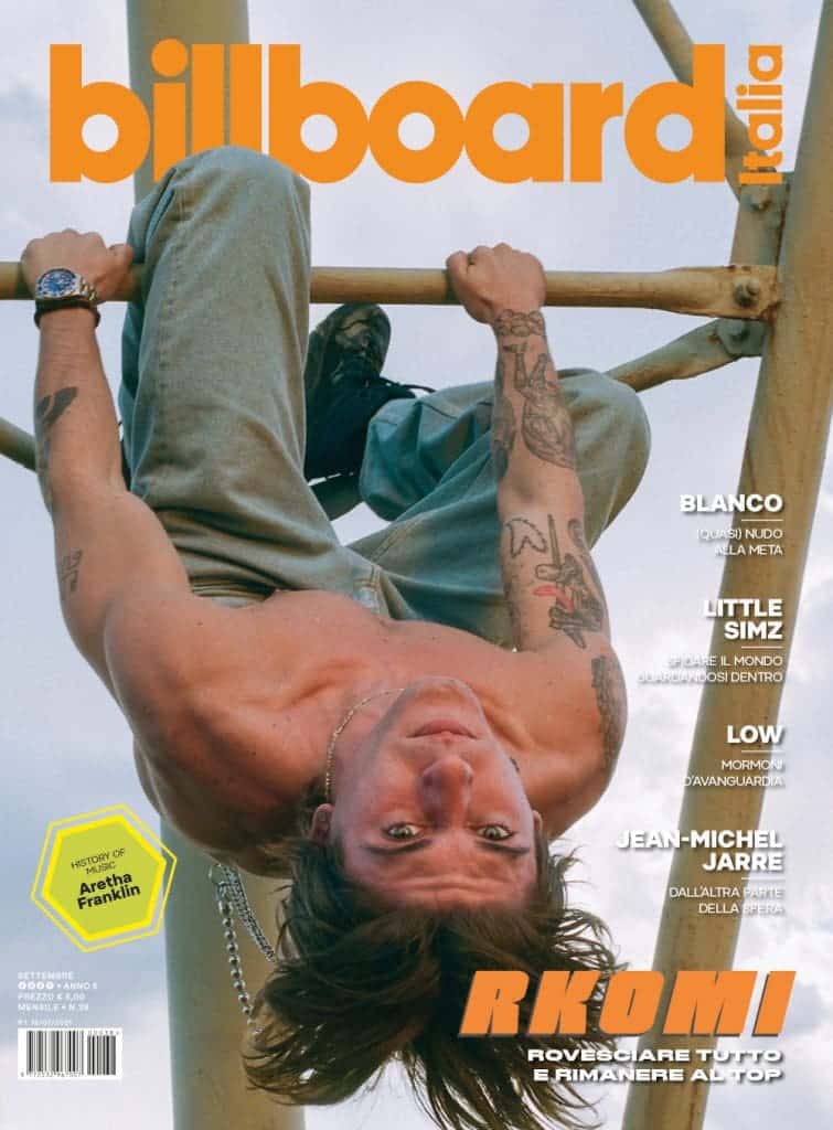 Billboard Italia - numero di settembre 2021 - Rkomi - copertina
