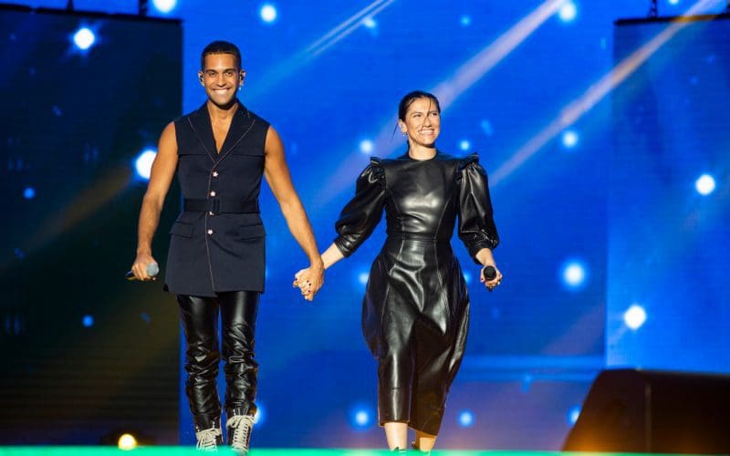 Mahmood ed Elisa ai Seat Music Awards 2021 (foto di Elena De Vincenzo)