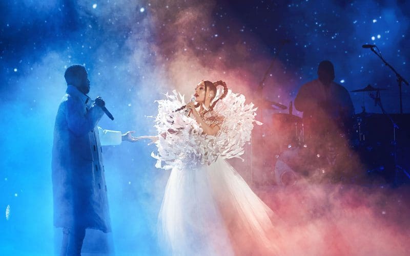 Ariana Grande e Kid Cudi in Don't Look Up