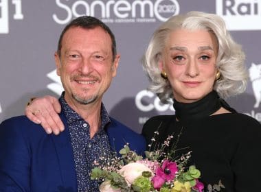 Drusilla Foer - Amadeus - Sanremo 2022 - foto di Maria Laura Antonelli - AGF