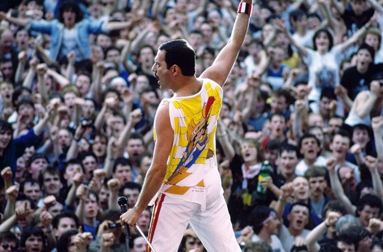 FREDDIE MERCURY SLANE CASTLE, 1986 - Denis O’Regan 2022