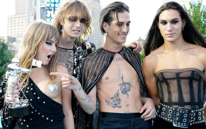 Maneskin - MTV VMAs 2022 - foto di Jeff Kravitz - Getty Images for MTV - Paramount Global