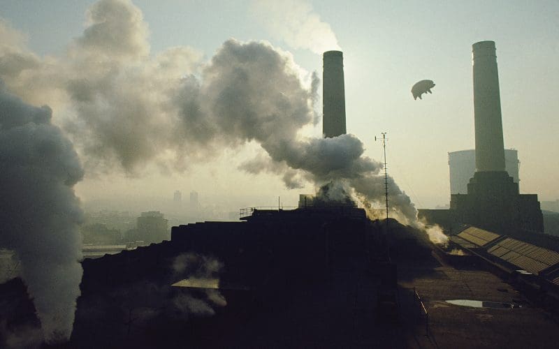 Animals Smokey Sky from original album cover shoot 1977 (c)Pink Floyd Music Ltd