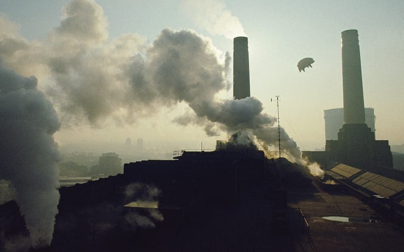 Animals Smokey Sky from original album cover shoot 1977 (c)Pink Floyd Music Ltd